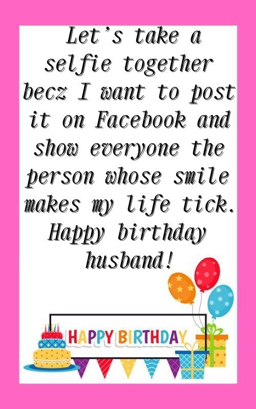 romantic birthday wishes for husband in english